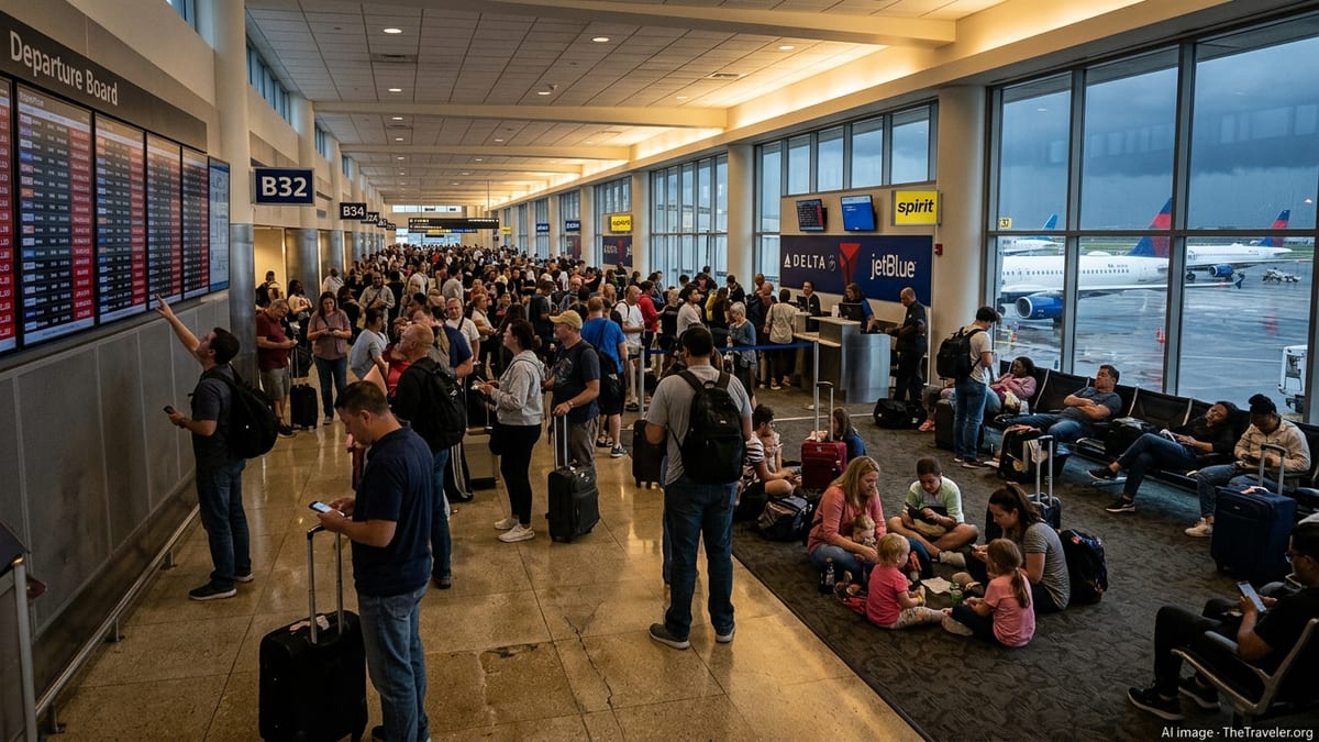 Storm Chaos at Orlando Airport Grounds Key U.S. Flights