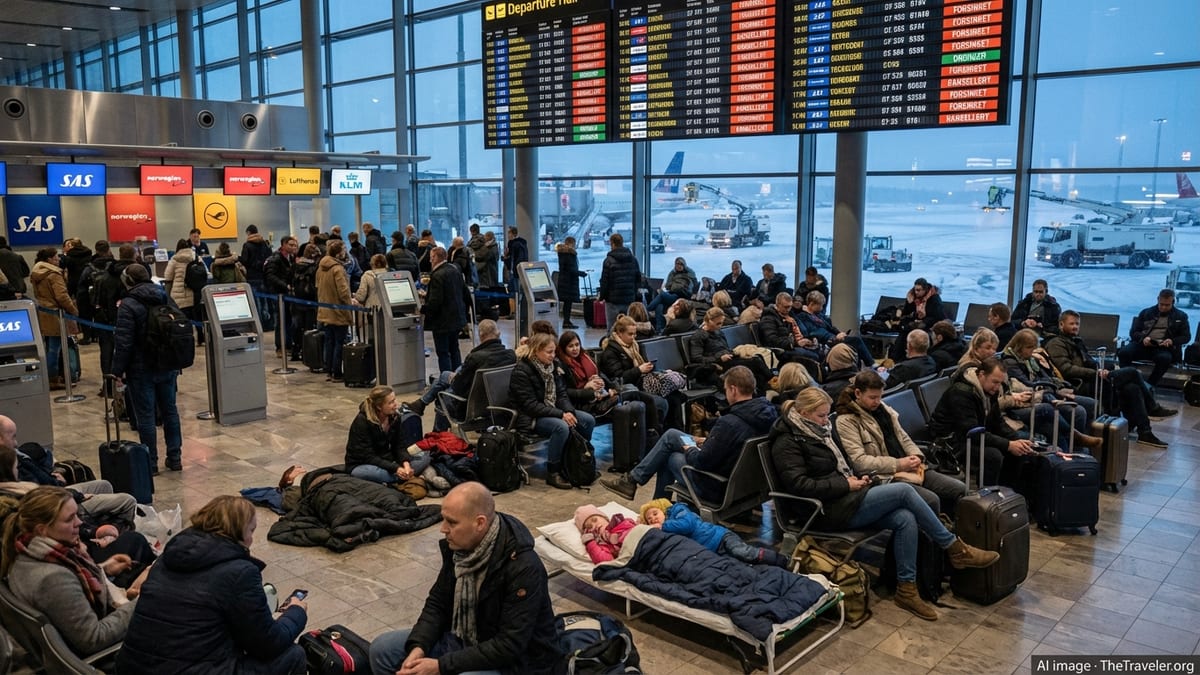 Oslo Flight Chaos Strands Hundreds as Delays Ripple Across Europe