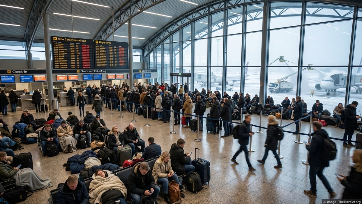 Oslo Flight Chaos Strands Hundreds, Ripples Across Europe