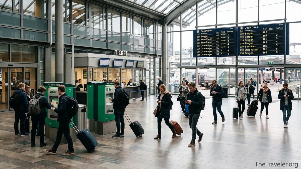 How to Book Trains From Oslo Central Station Smoothly