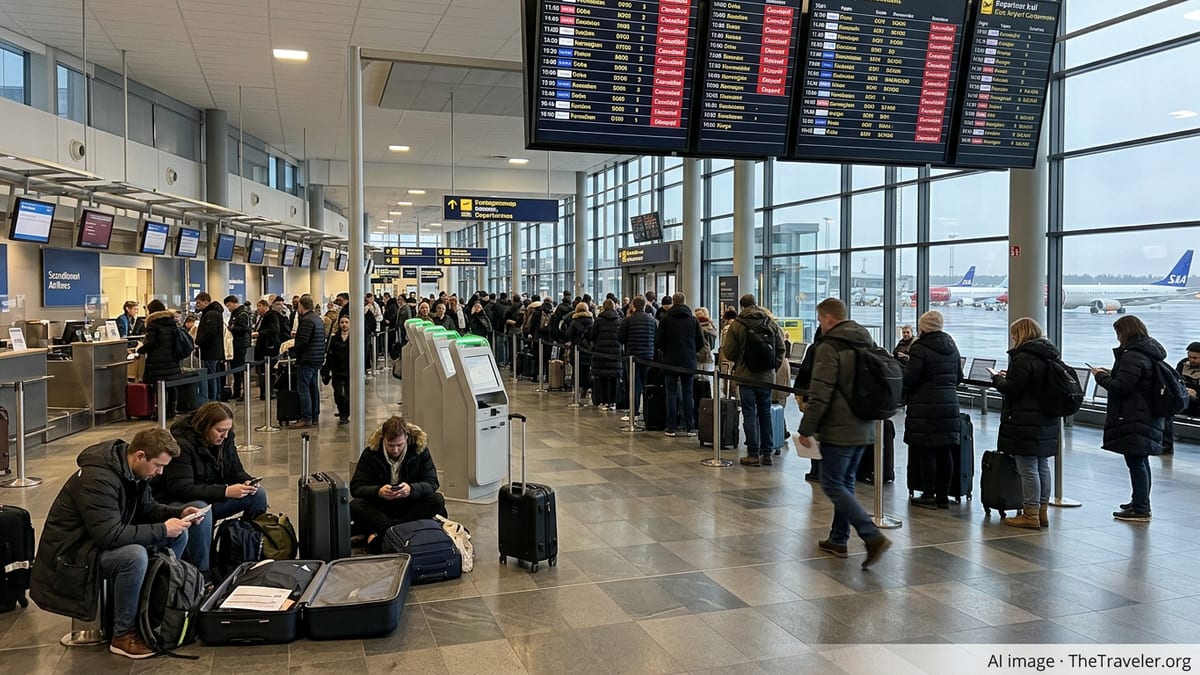 Flight Chaos Hits Oslo and Trondheim as Cancellations Mount