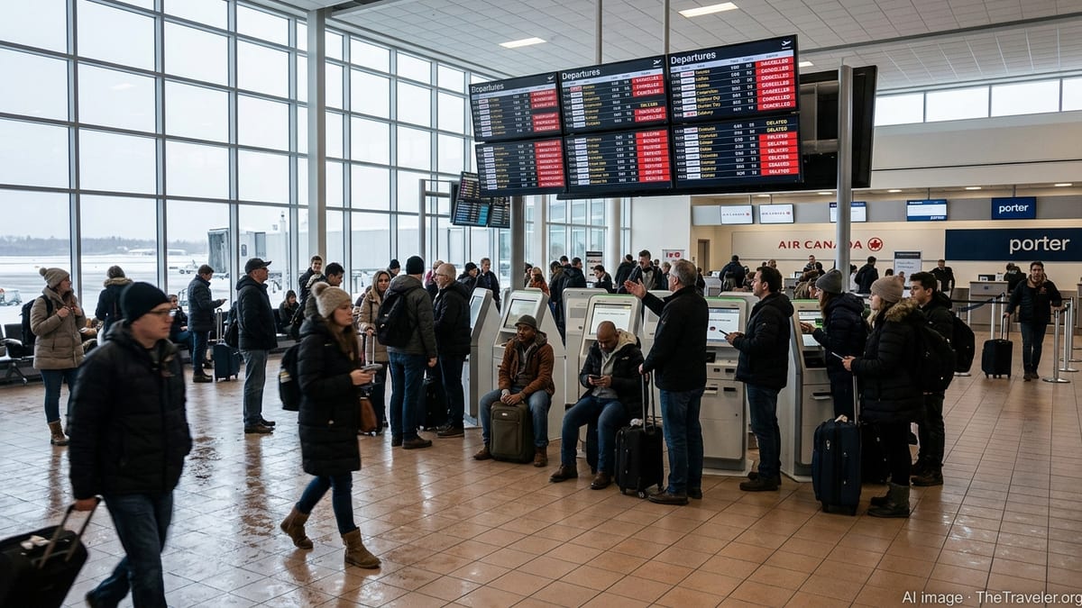 Flight Cancellations Snarl Travel at Ottawa International