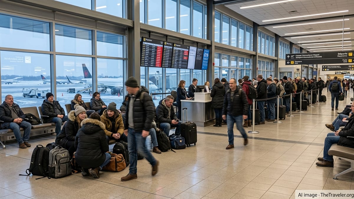 Storm Snarls Ottawa Flights, Leaving Passengers Stranded