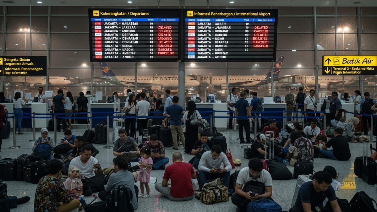 Garuda, Batik Delays Snarl Holiday Travel at Jakarta and Makassar Indonesian Hubs