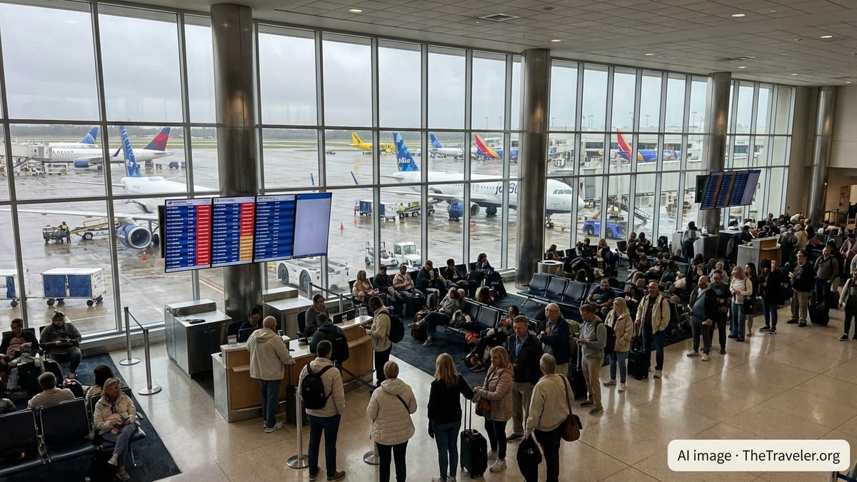 Storm Fallout Disrupts Palm Beach Flights to US and Canada