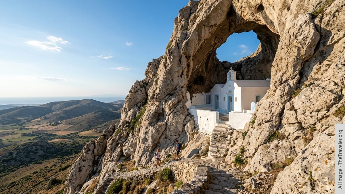 Exploring Panagia Kakaviotissa, Lemnos’ Roofless Cliffside Chapel