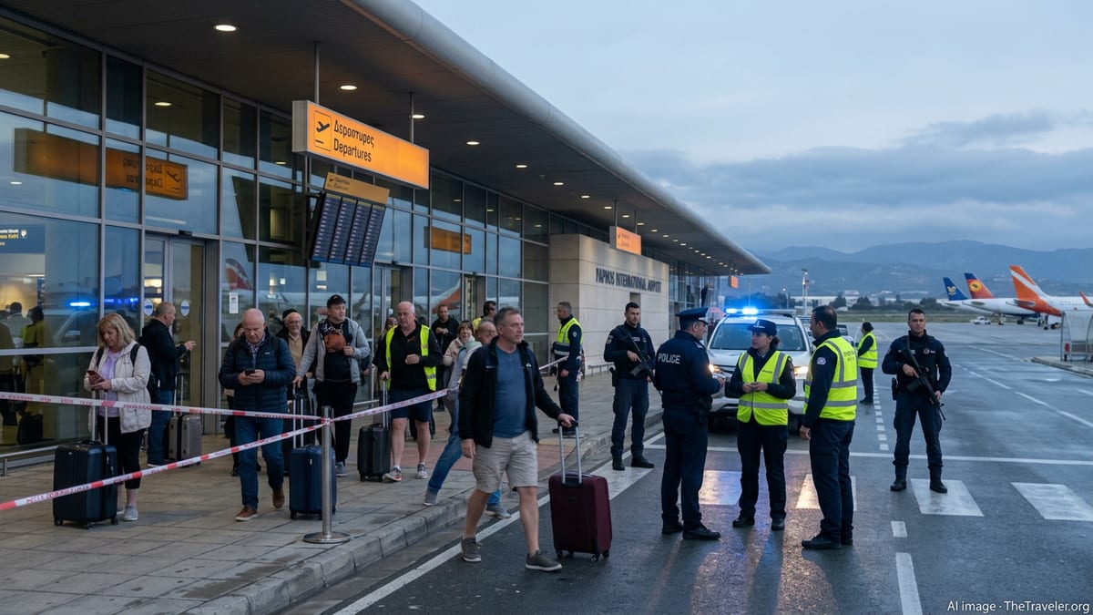 Paphos Airport Evacuated as Cyprus Faces New Security Jolt