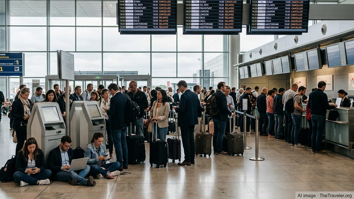 Paris Airport Cancellations Disrupt Flights Across Europe and Gulf