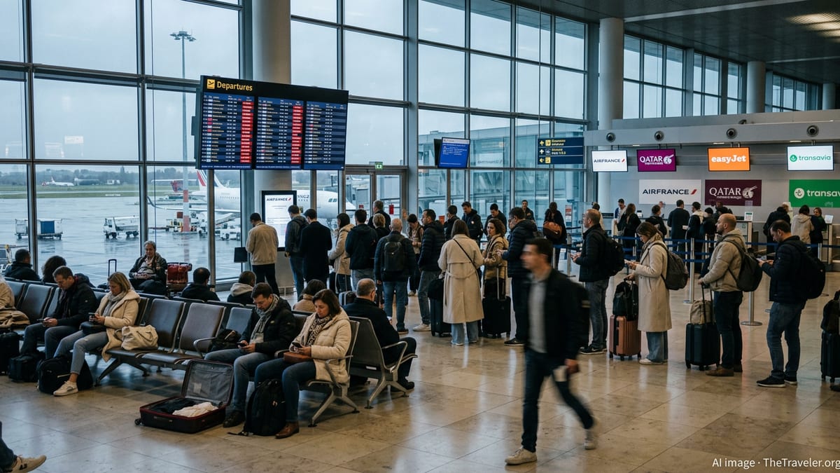 Flight Chaos Strands Hundreds at Paris CDG and Orly