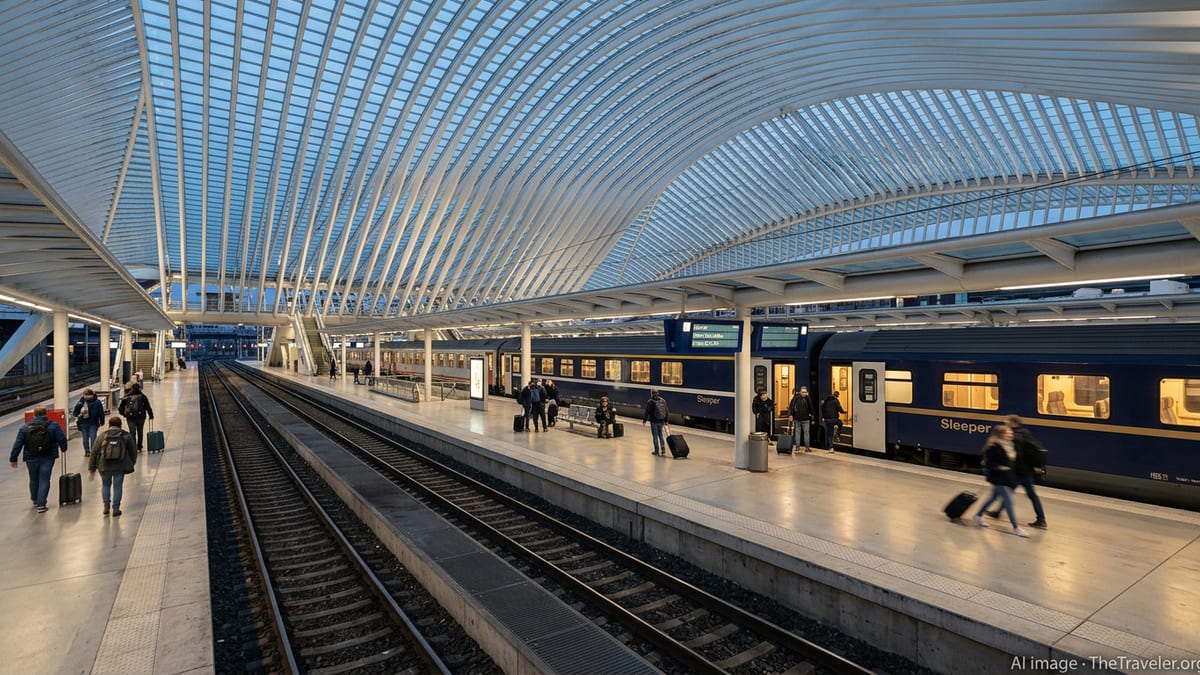 New Paris–Berlin Night Train Puts Belgian Cities on the Map