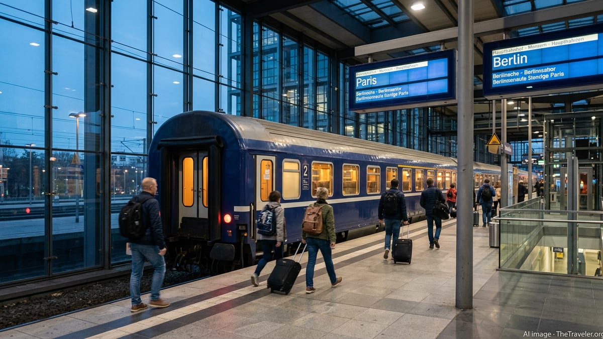 Germany and France Reconnect with Paris–Berlin Night Train