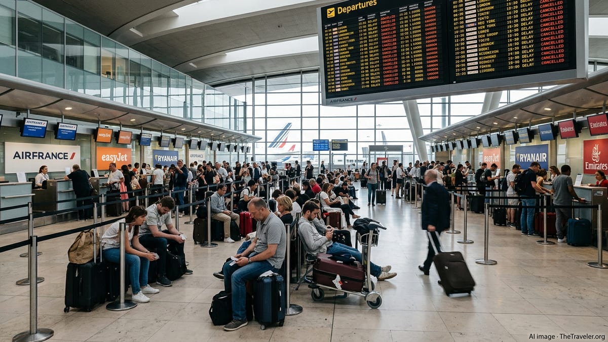 Flight Chaos at Paris CDG Strands Hundreds of Travelers