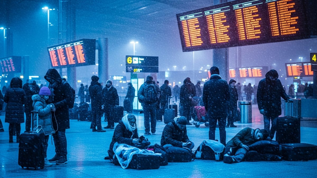 Winter Storms Snarl Air France, KLM, easyJet Flights Across France, Italy, Netherlands