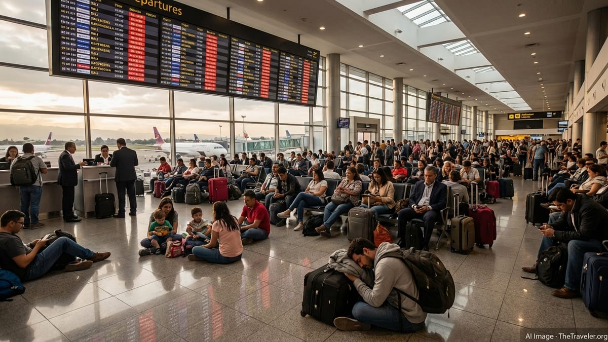 Flight Chaos Strands Passengers Across Key Colombian Hubs