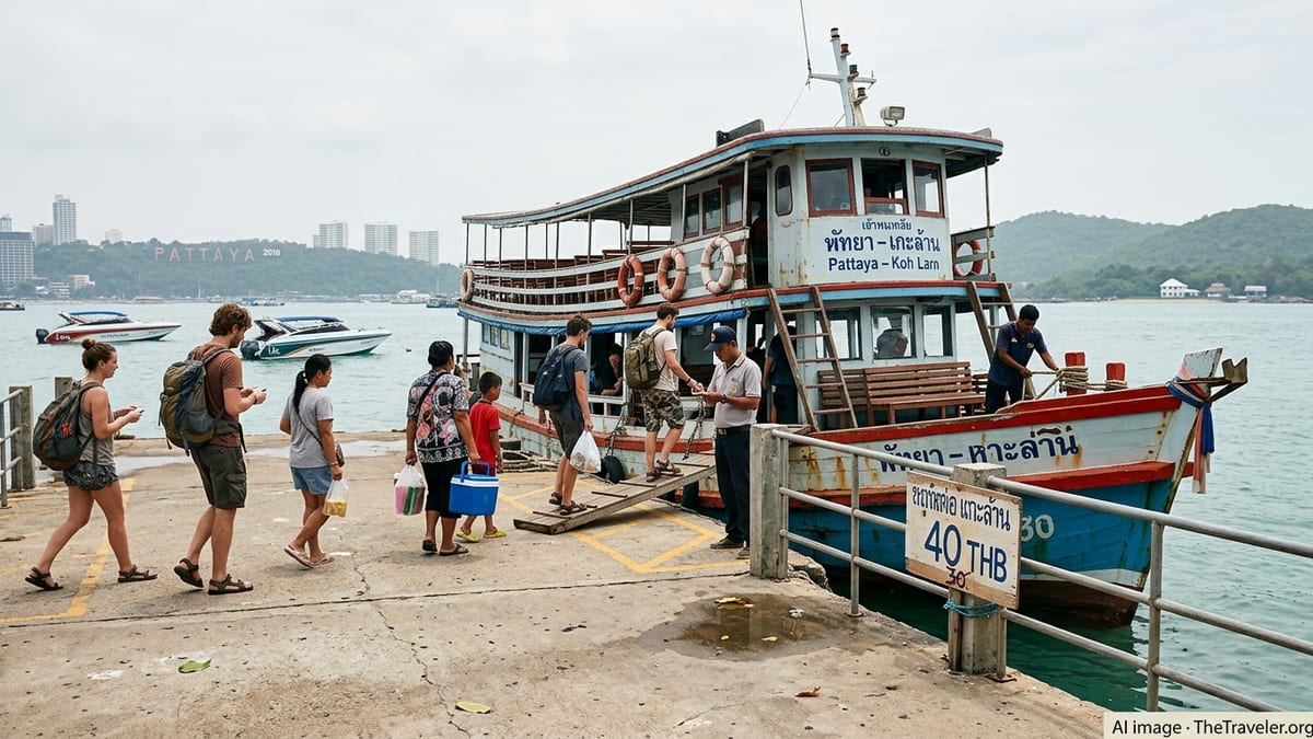Pattaya–Koh Larn Ferry Fares Edge Up as Fuel Costs Bite