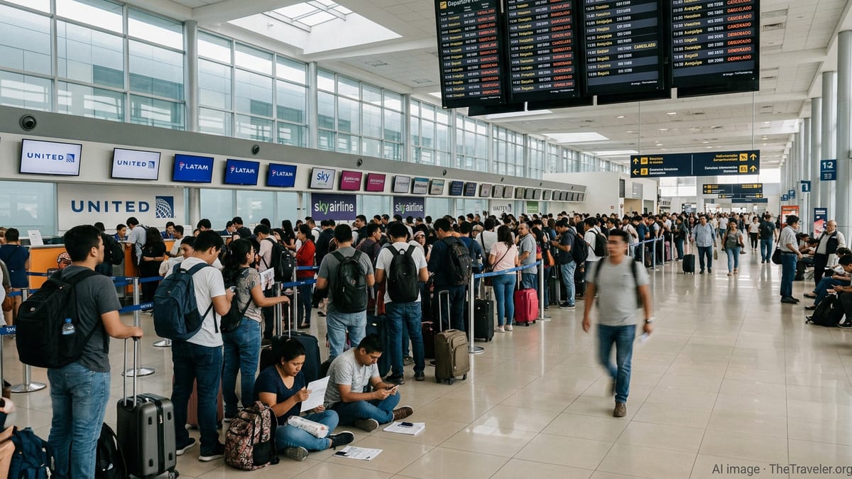 Peru Flight Chaos Strands Passengers as Key Routes Canceled