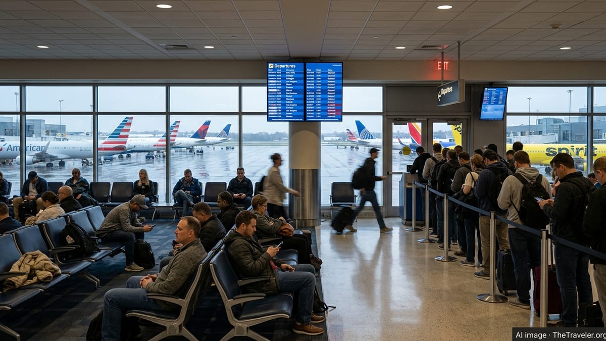 Major Delays Strand Passengers at Philadelphia Airport