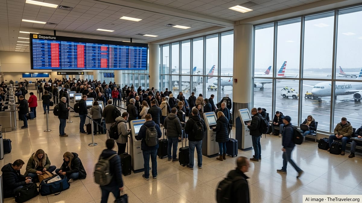 Philadelphia Flight Chaos as Storms, Shutdown Snarl PHL Travel