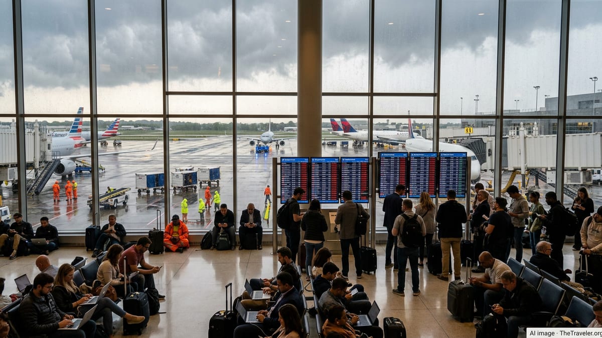 Severe Storms Snarl Flights at Philadelphia Airport