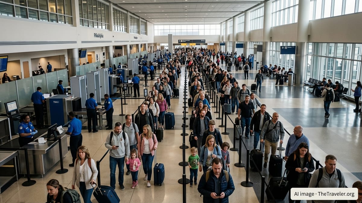 TSA Delays at Philadelphia Airport Highlight Spring Travel Crunch