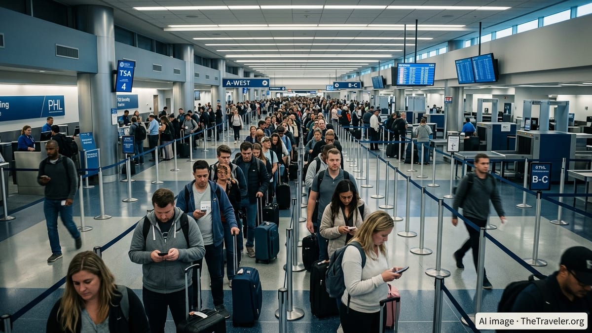 TSA Checkpoint Closures Snarl Travel at Philadelphia Airport