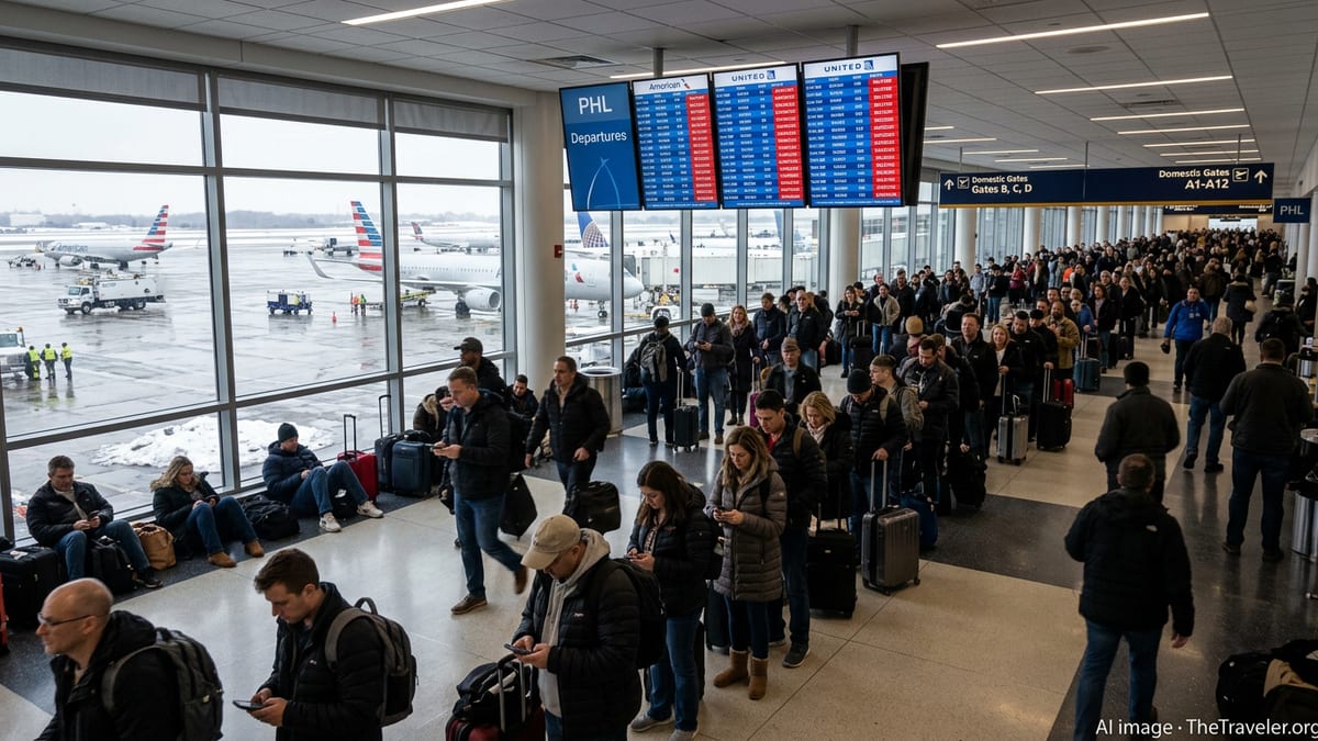 Flight Chaos Spreads as Delays Slam Philadelphia and Beyond