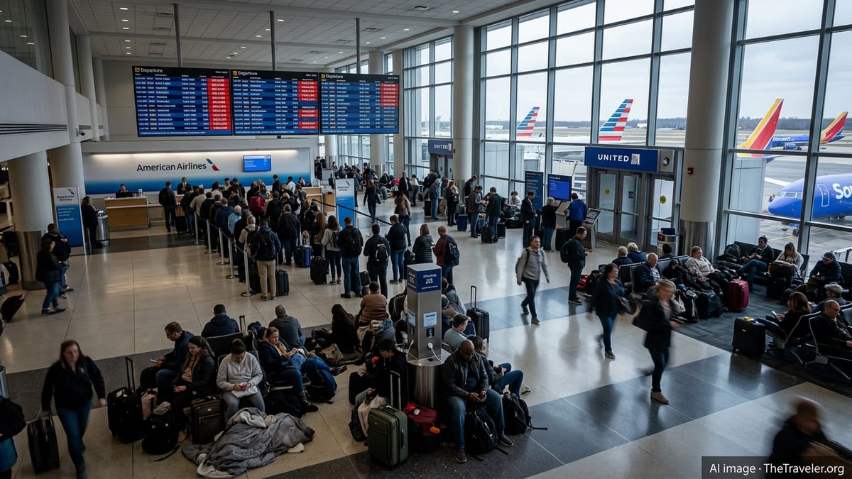 Philadelphia Flight Chaos Strands Hundreds as Delays Mount