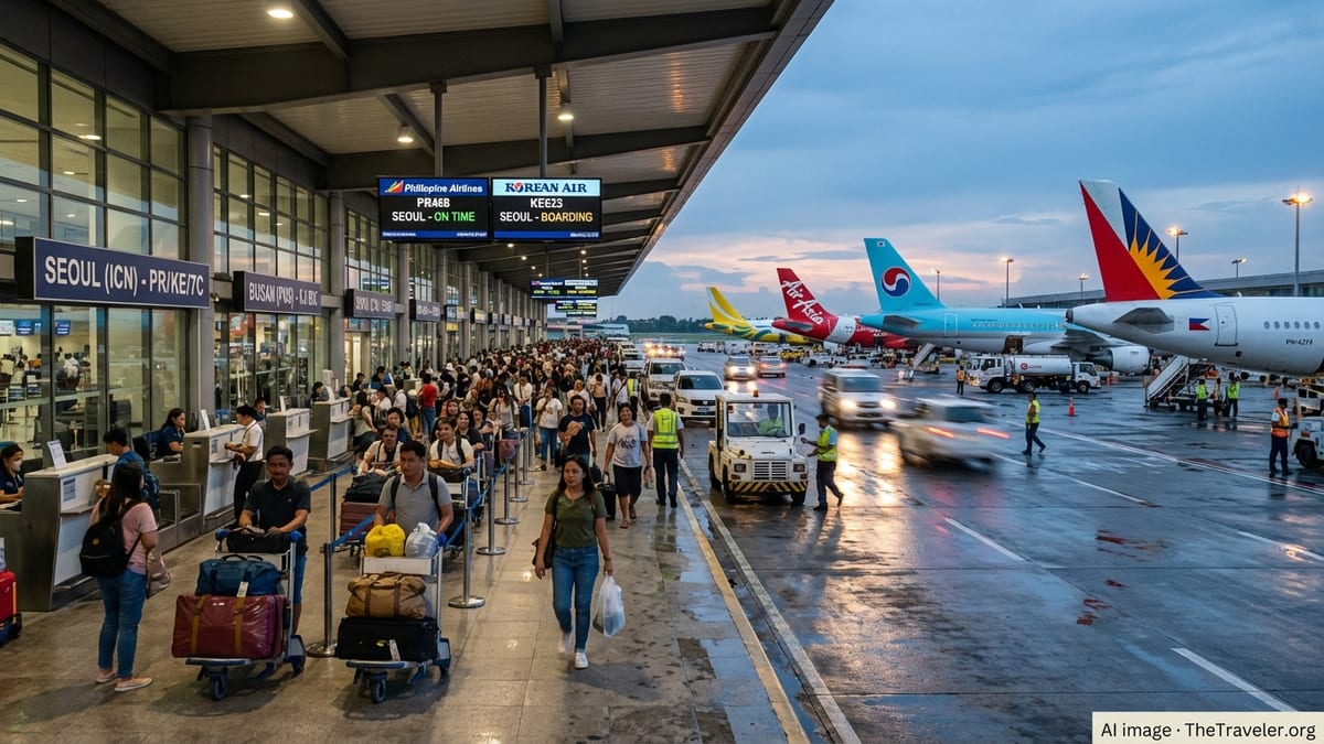 South Korea’s Visa Easing Triggers Flight Surge From Philippines
