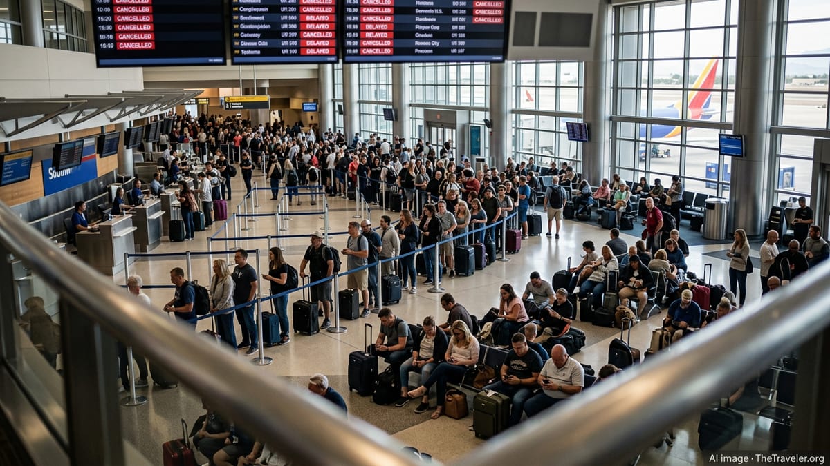 Flight Cancellations Snarl Travel at Phoenix Sky Harbor