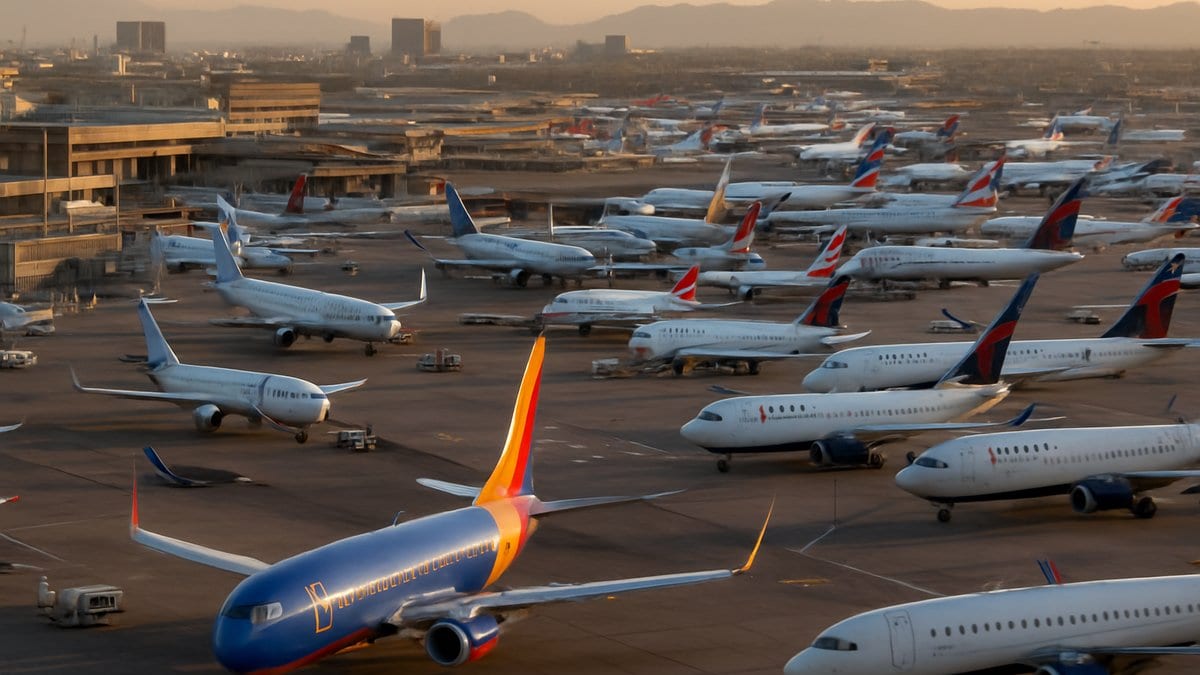 Phoenix Sky Harbor Hit by Wave of 160 Flight Disruptions