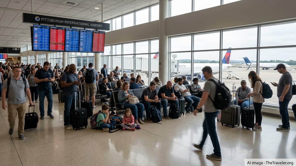 Pittsburgh Flight Disruptions Snarl Travel Across Multiple Hubs