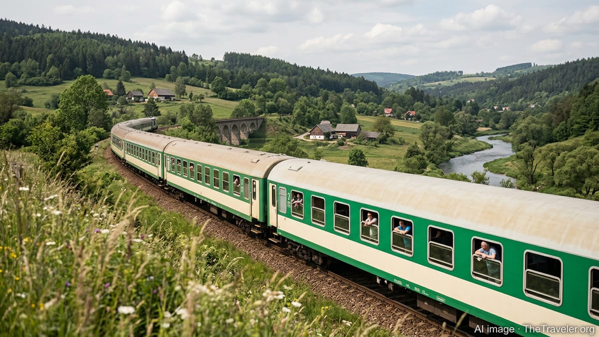 PKP Intercity Launches Retro ‘Unhurried’ Trains Across Scenic Poland