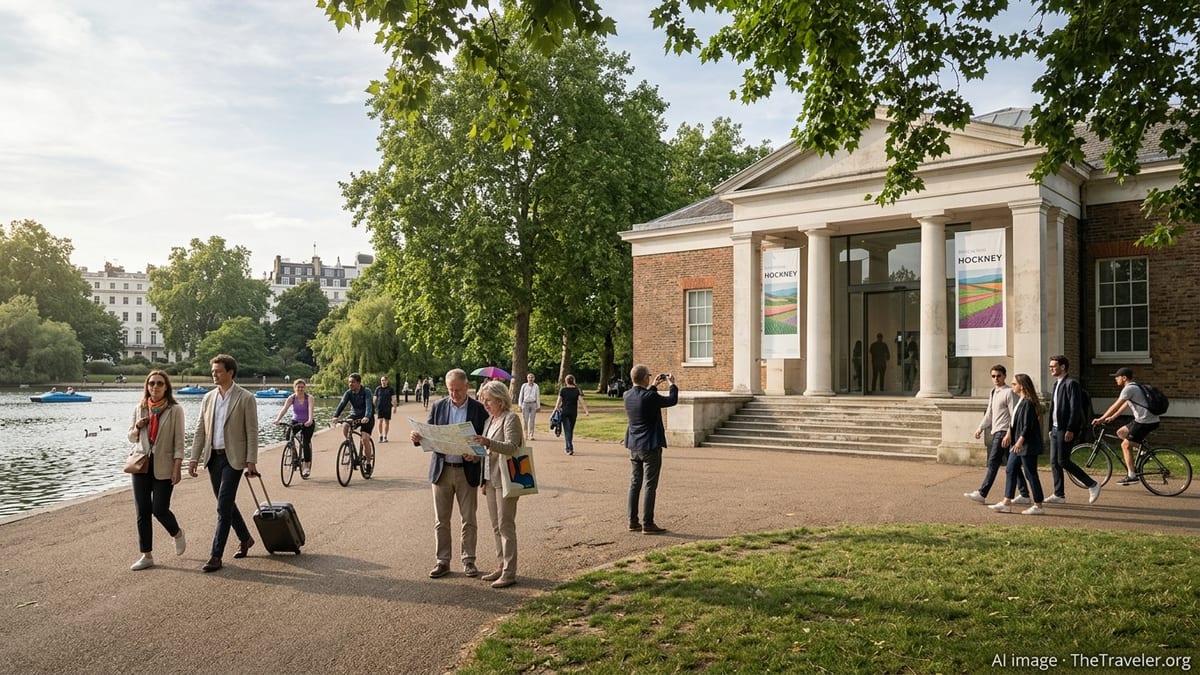 Plan a David Hockney Art Trail in London and France