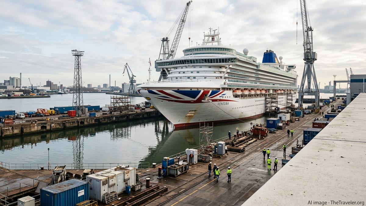P&O Cruises Elevates Travel with Ventura Drydock Upgrades