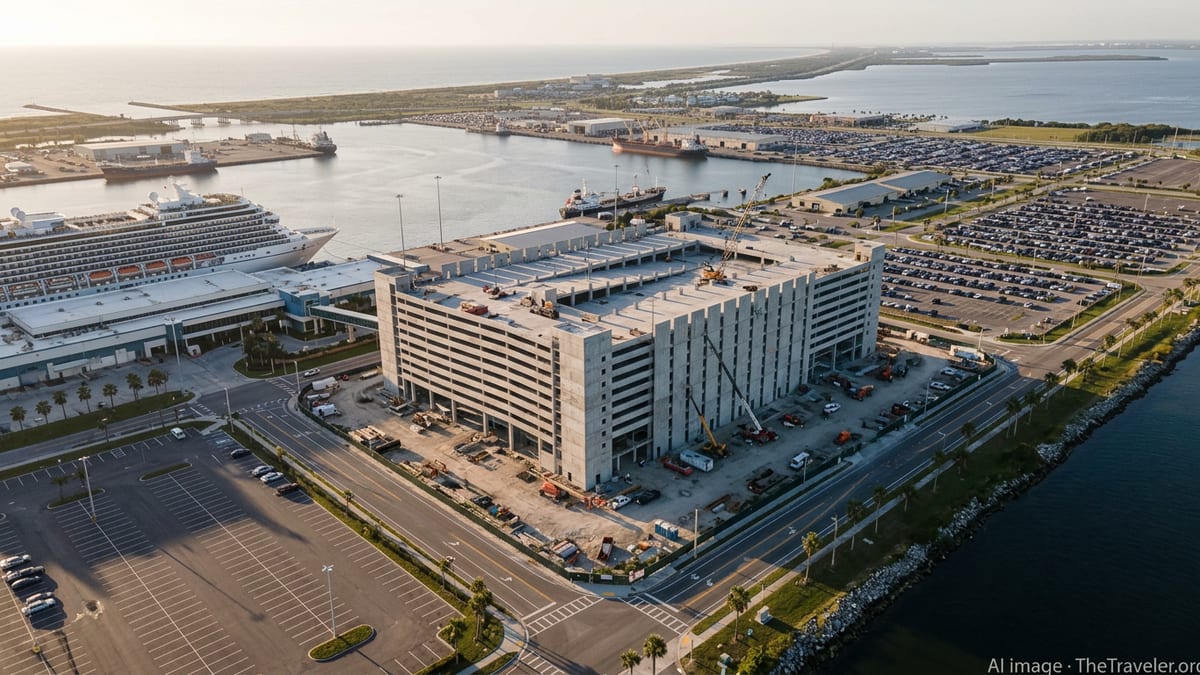 Port Canaveral Hits Milestone on 3,500-Space Cruise Parking Garage