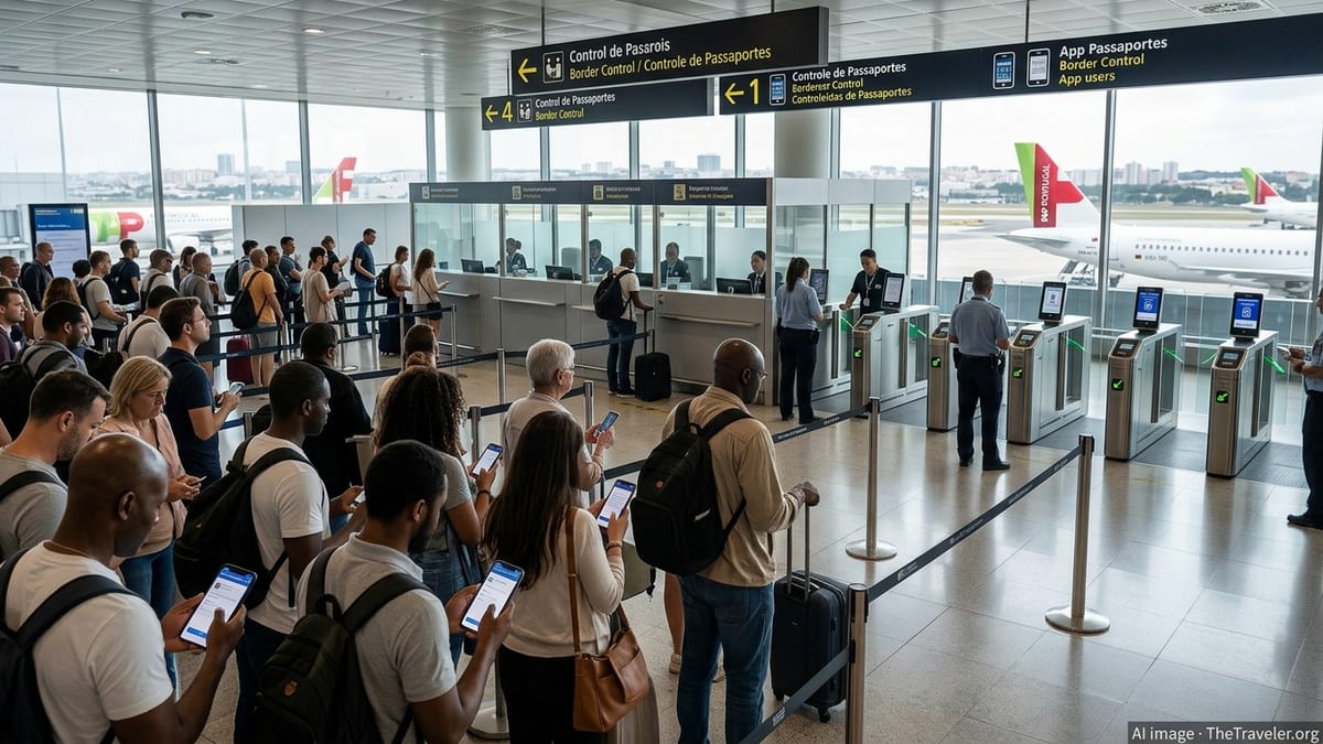 Portugal Launches Border Control App At Lisbon Airport Portugal Launches Border Control App At Lisbon Airport