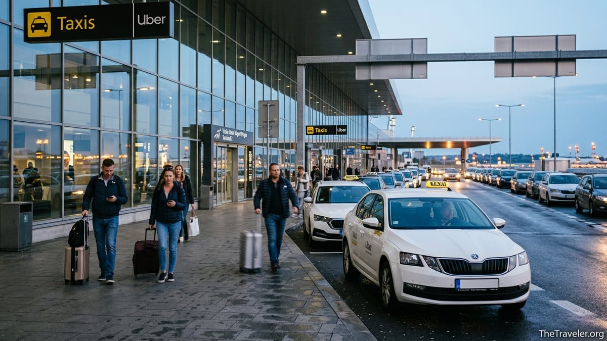Prague Airport Taxi to City Centre: Fares, Uber & Scams