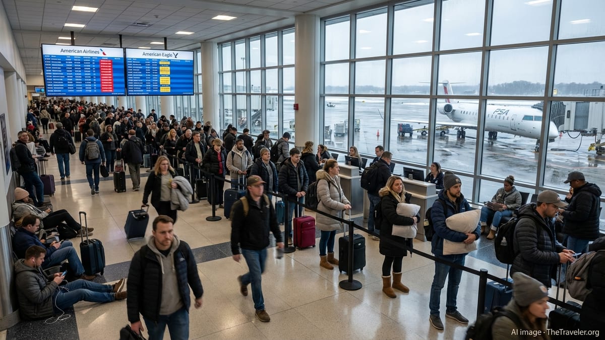 PSA Airlines Meltdown Strands Thousands Across U.S. Hubs