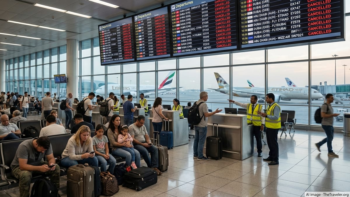 Middle East Airspace Shutdown Grounds Flights in Pune and Gulf