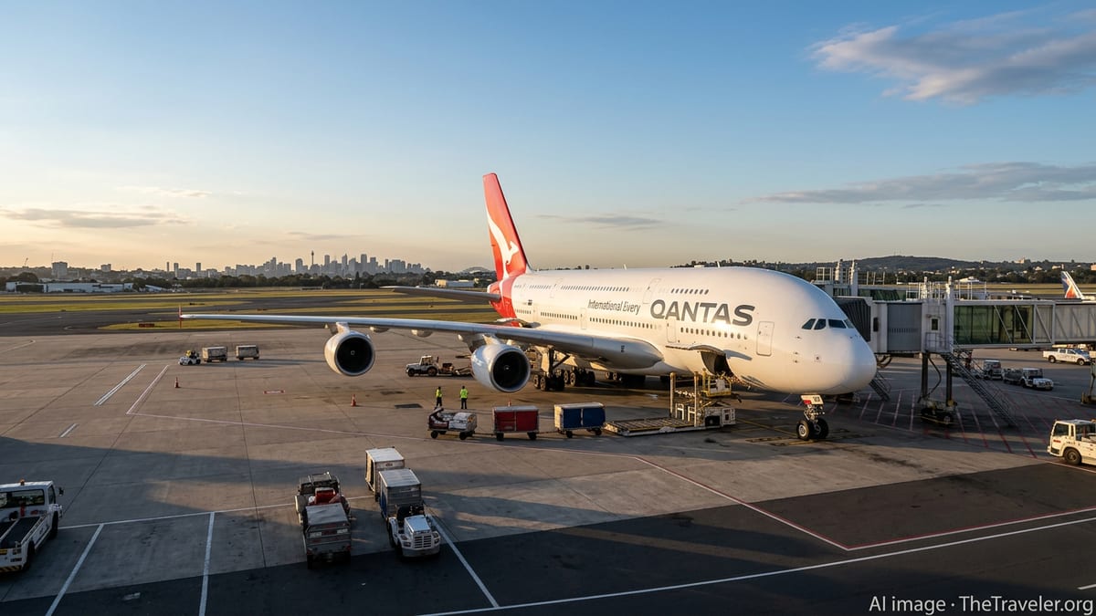Rare One-Way Qantas A380 Links Sydney and London