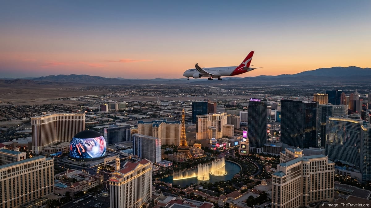 Qantas to Launch World-First Nonstop Flights Australia–Las Vegas