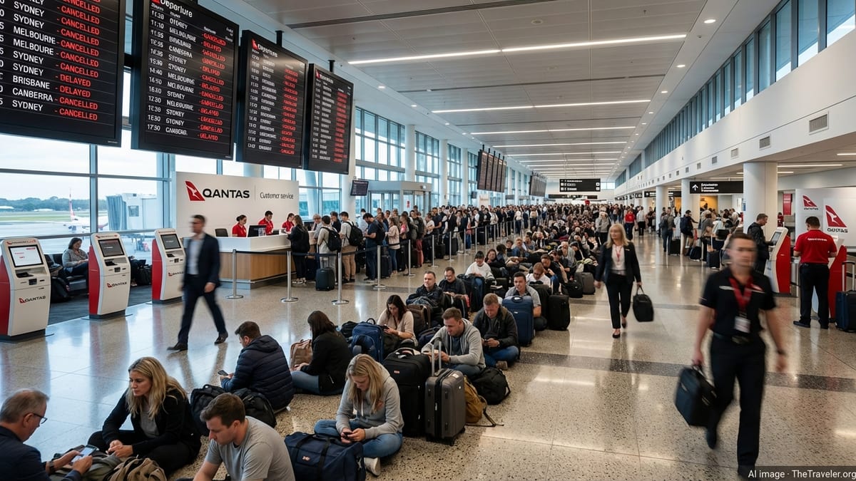 Qantas Disruption Strands Passengers Across Key Australian Hubs