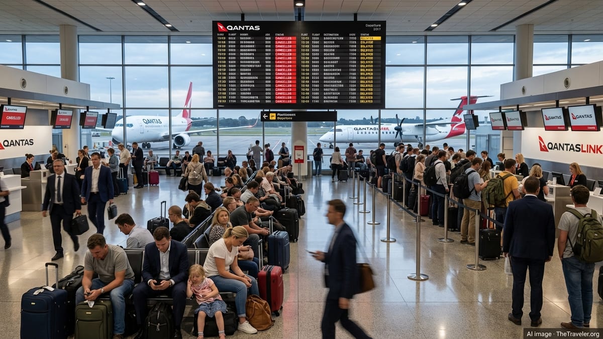 Qantas Disruptions Strand Hundreds Across Major Australian Hubs
