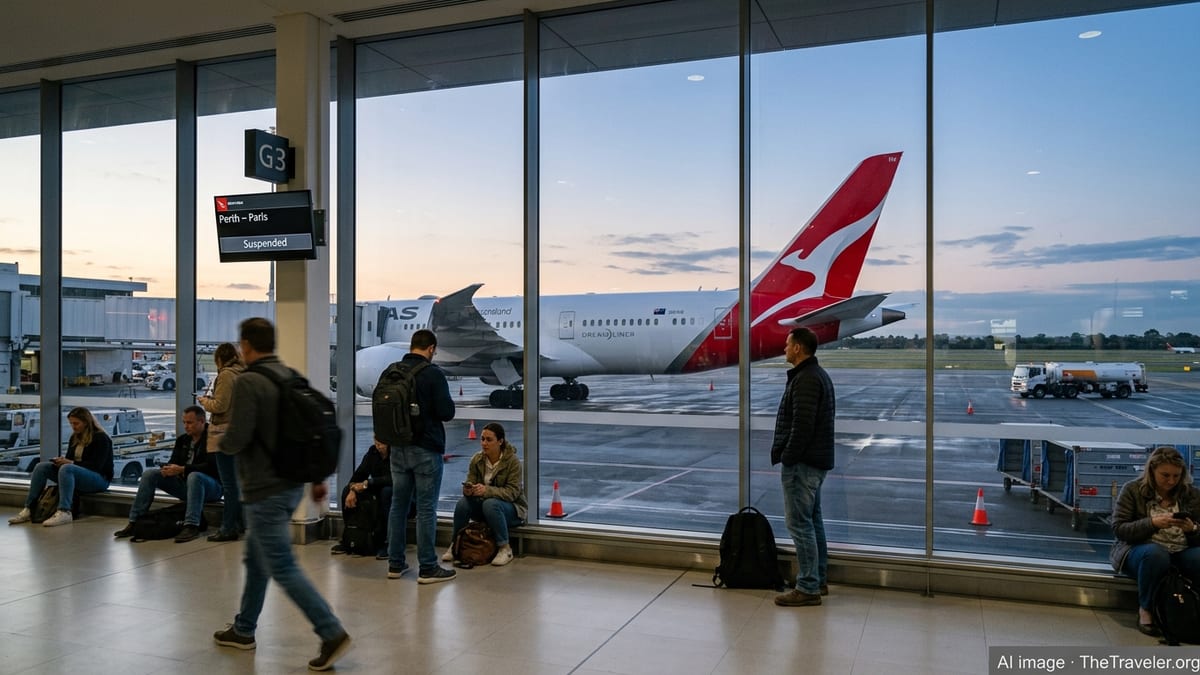 Qantas Suspends Perth–Paris Nonstop: What Travellers Must Know