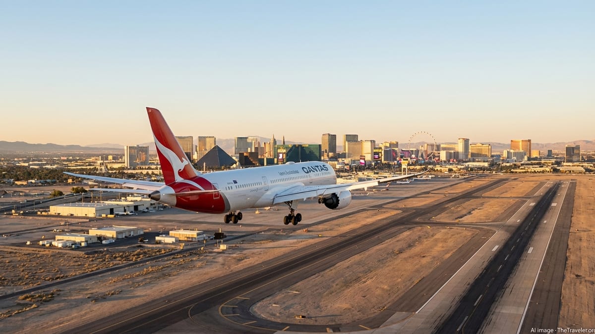 Qantas’ First Nonstop Sydney–Vegas Route Poised to Boost Tourism