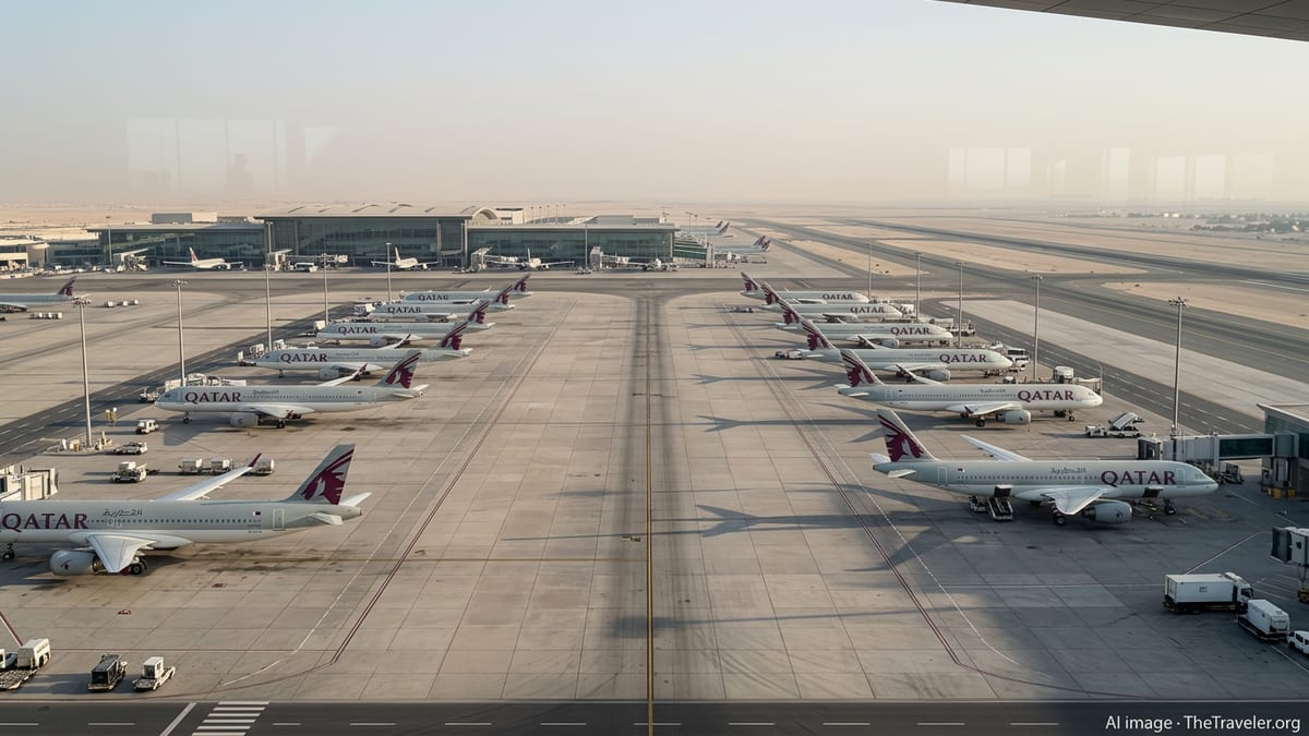 Qatar Airways Halts Flights, Launches Limited Relief Services