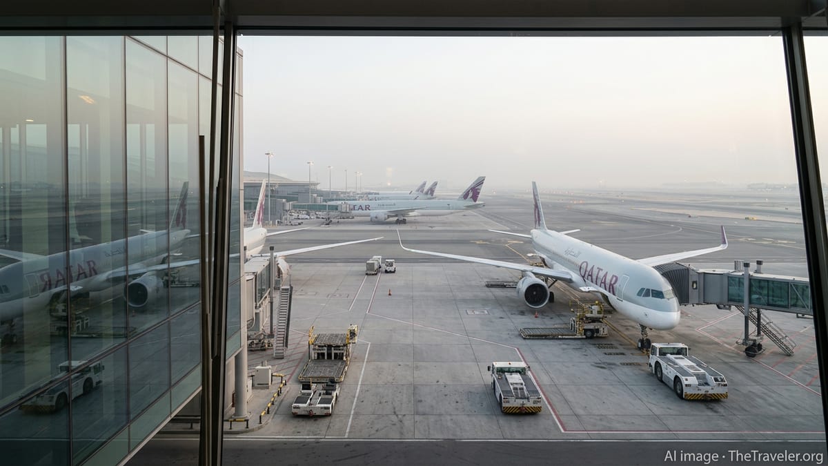 Qatar Airways Halts Network After Qatari Airspace Closure