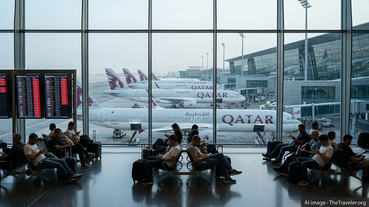 Qatar Airways Grounds All Flights as Gulf Airspace Closes