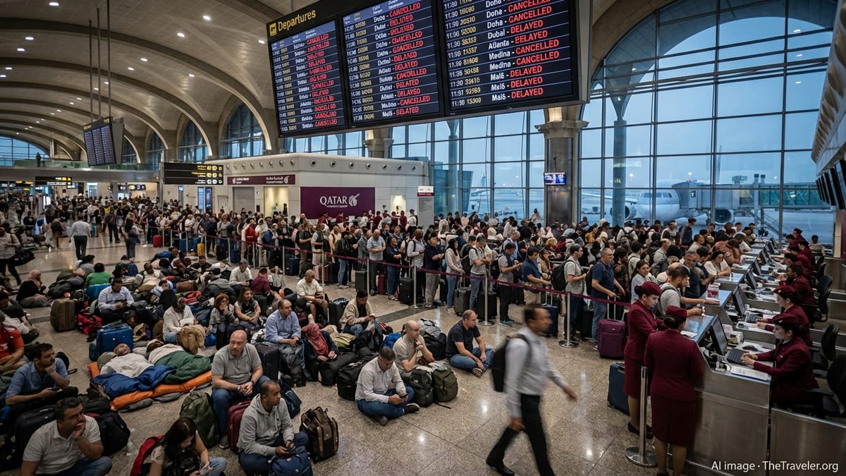 Qatar Airways Chaos Strands Thousands as 423 Flights Axed
