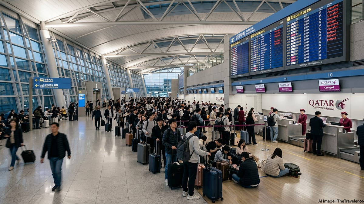 Qatar Airways Seoul–Doha Cancellations Snarl Evening Travel